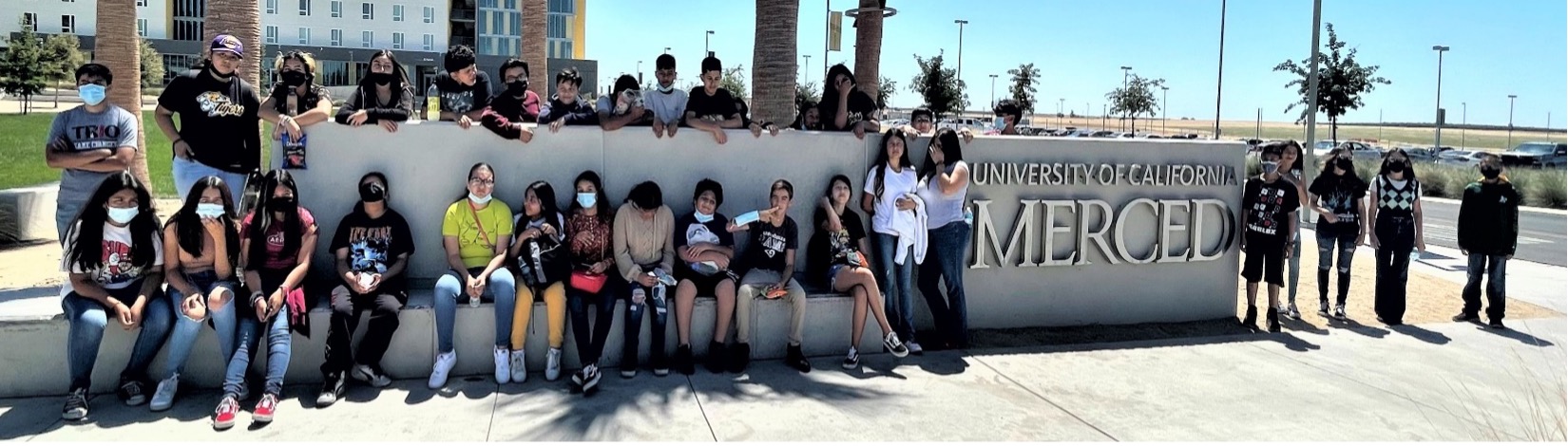 TRIO students at UC Merced